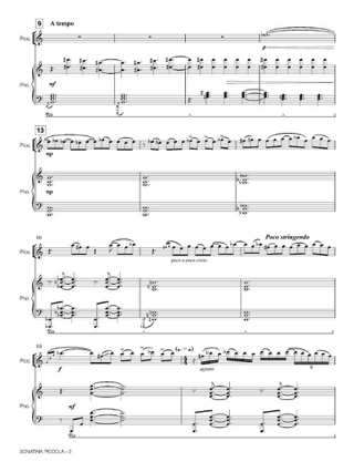 Sonatina Piccola - der Roost Jan Van - Partition - Flûte traversière